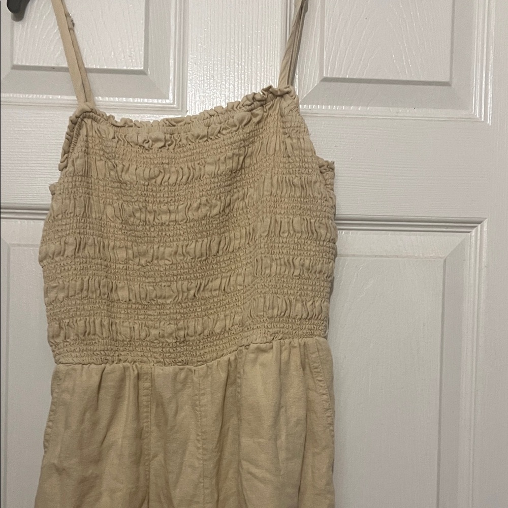 Cream colored jumpsuit for women.Z:S.